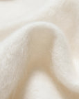 YAYING 100% Cashmere Round-Neck Relaxed Knit Top