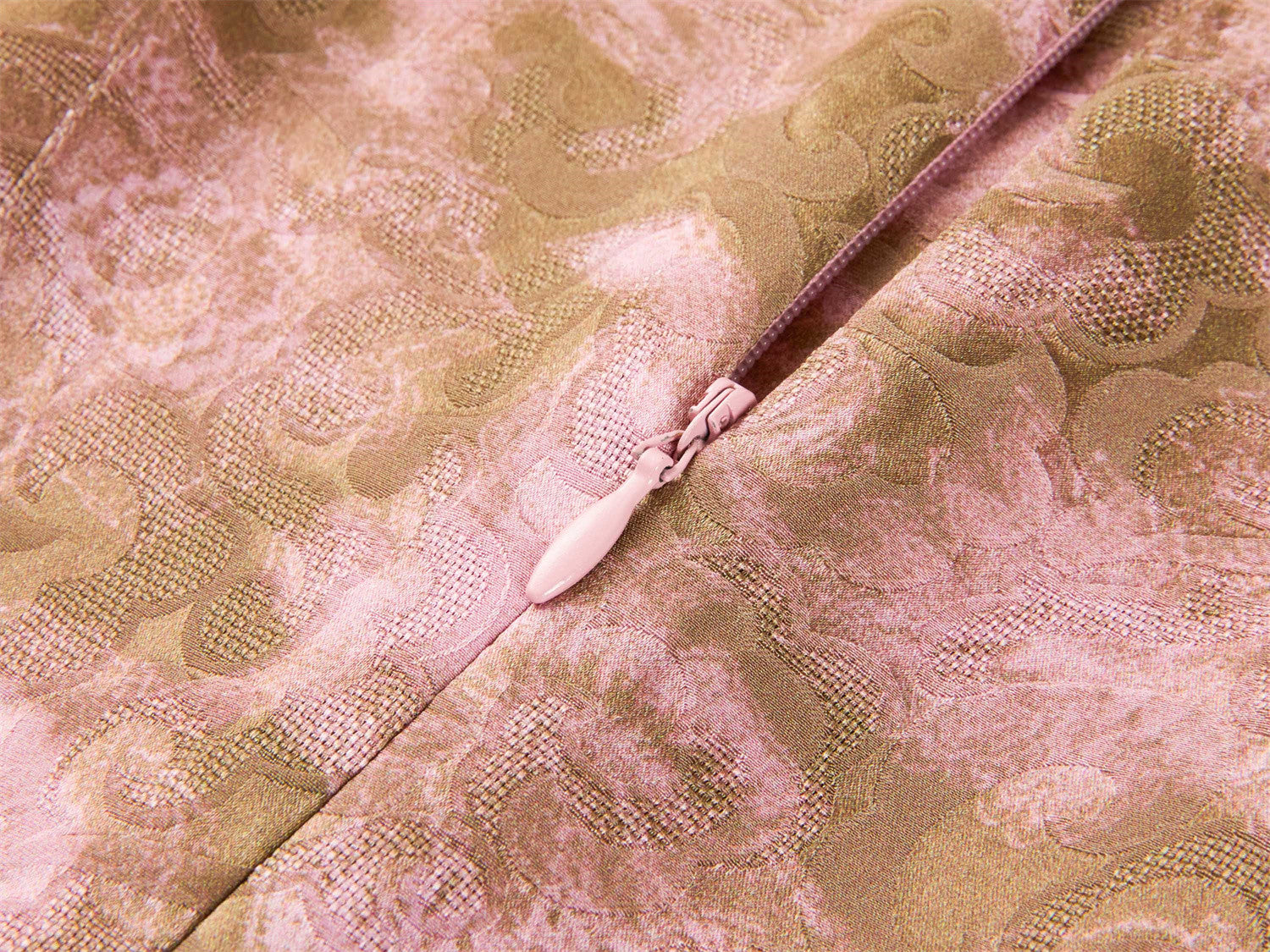 YAYING Mulberry Silk Jacquard Dress EPKAS4603AF