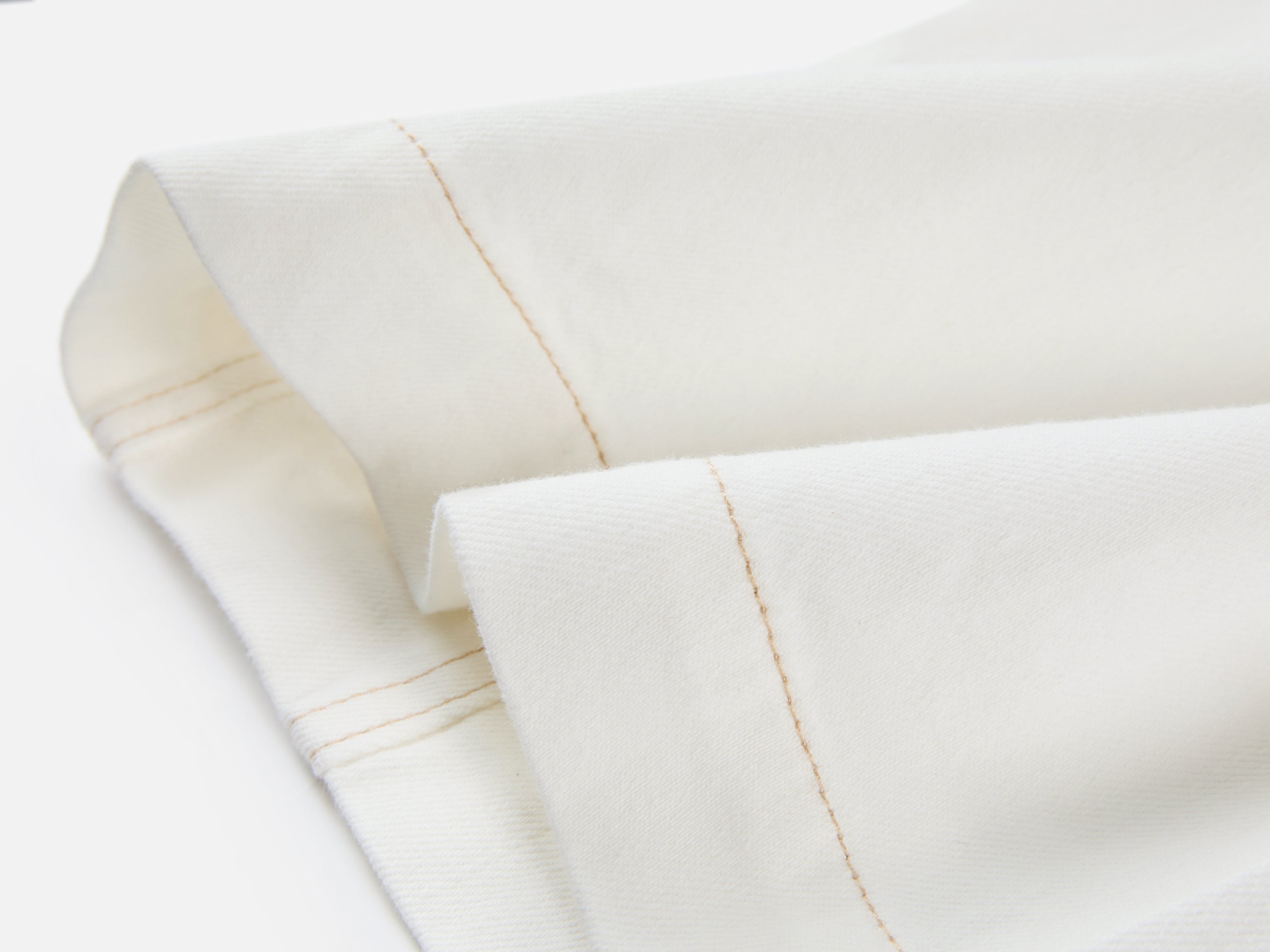 EP YAYING Tencel Linen High-Waist Wide-Leg Denim Shorts