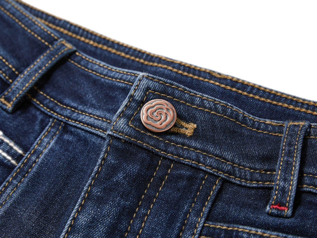 YAYING High-Waist Flared Jeans