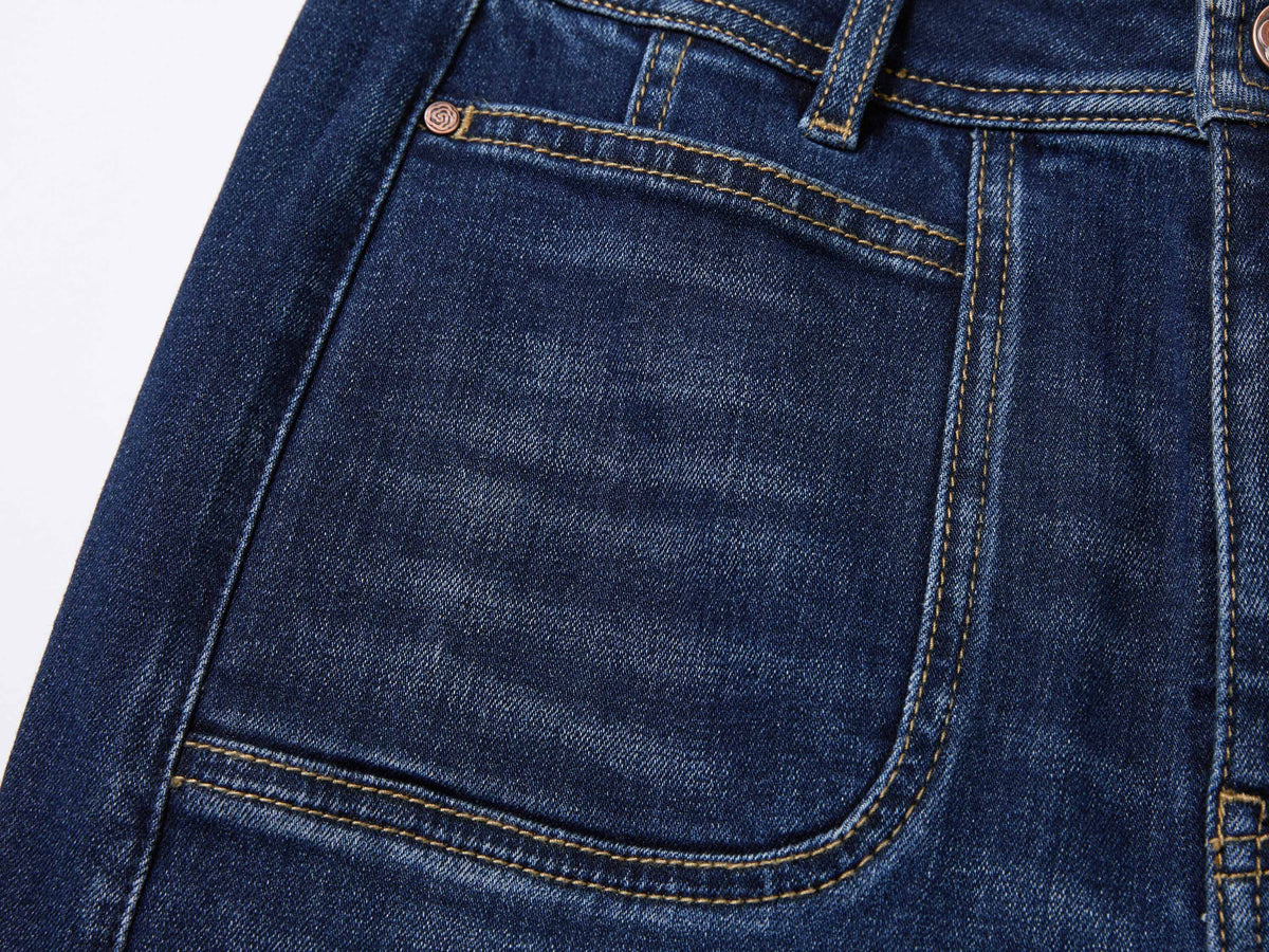 YAYING High-Waist Flared Jeans
