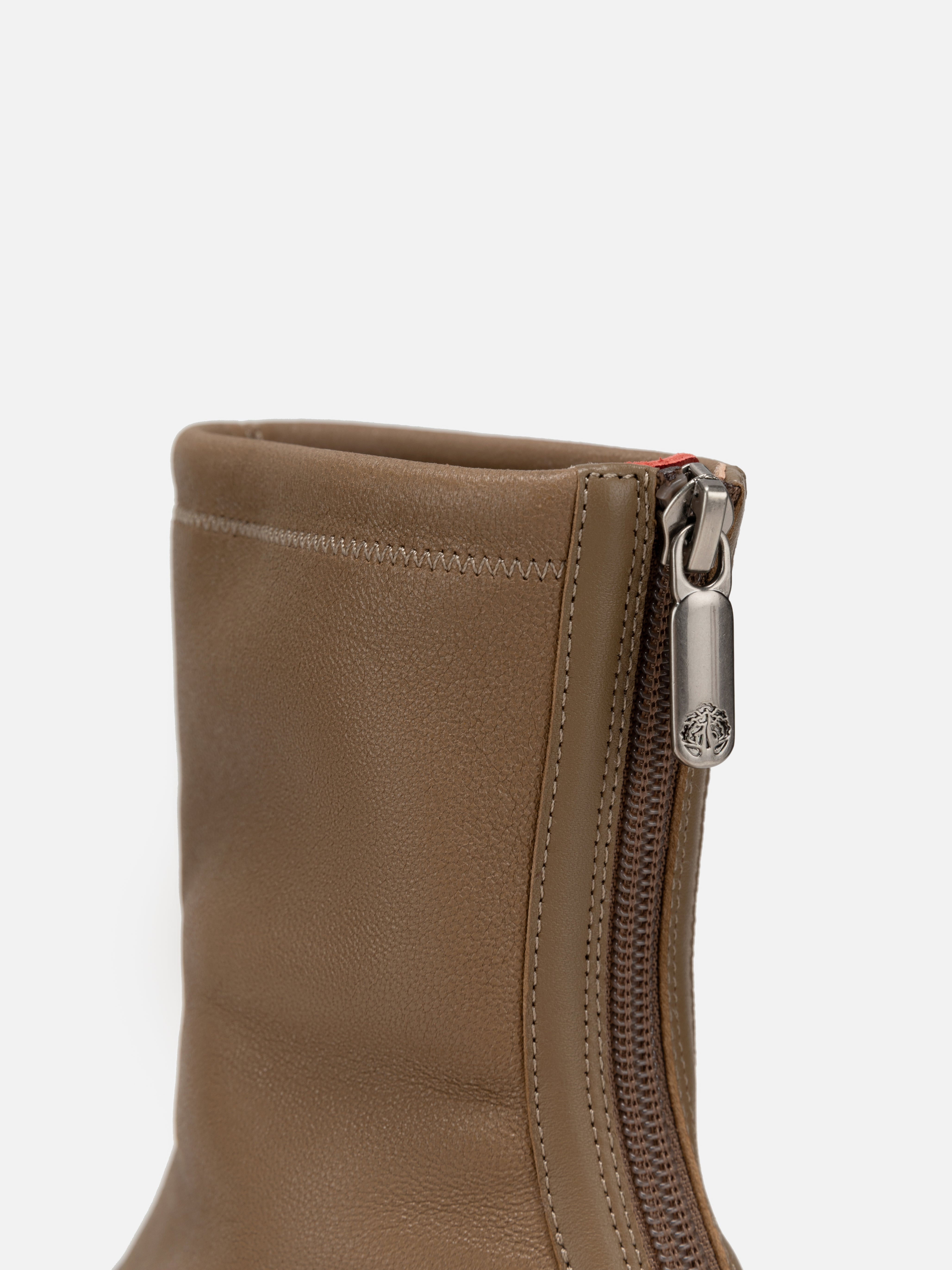 EP YAYING Elastic Sheepskin Block Heel Slim Boots