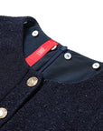 YAYING Navy Boucle Dress