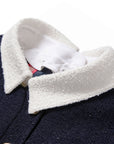 YAYING Navy Boucle Dress