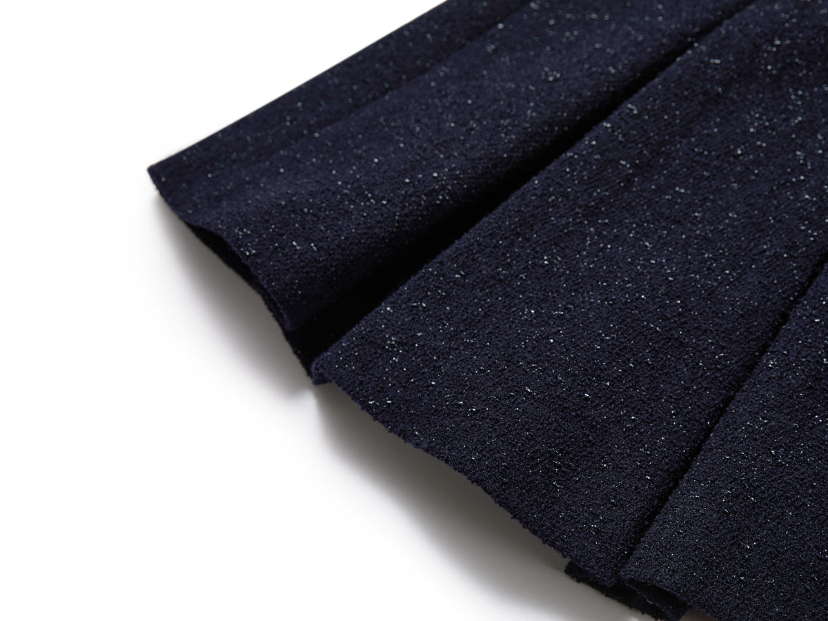 YAYING Navy Boucle Dress