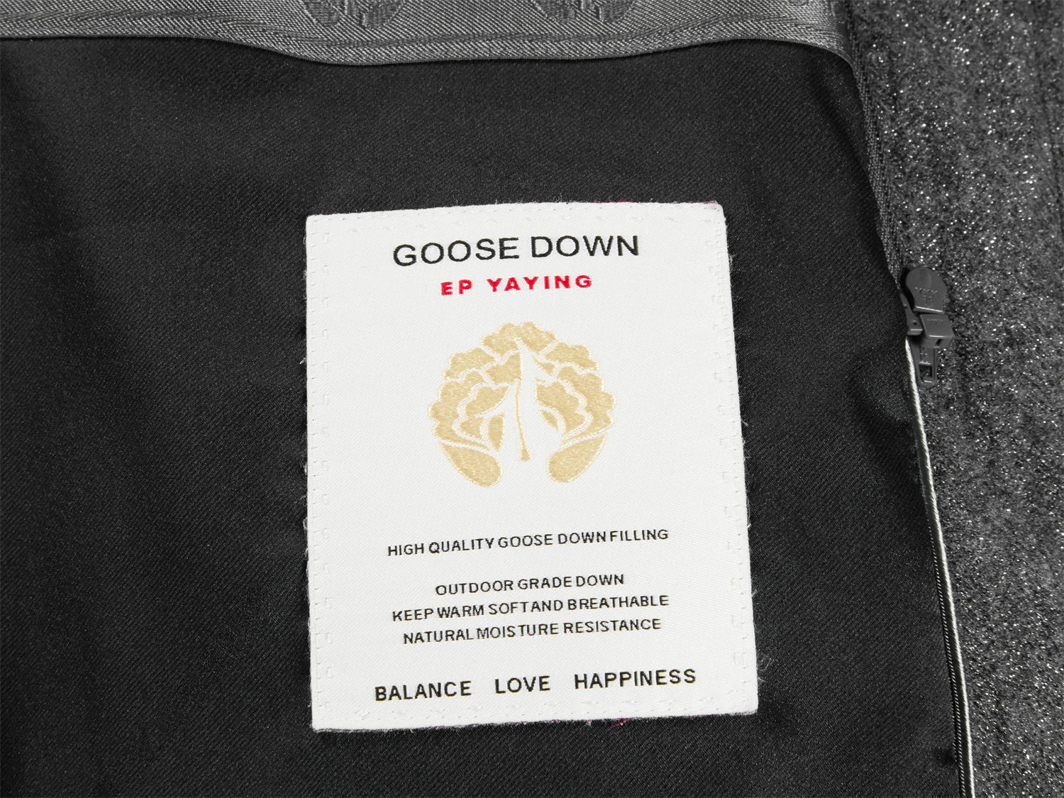 EP YAYING Wool-Blend Long Down Coat EGKIWY922AC