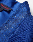 EP YAYING Blue Label Embroidered Oversized Jacket