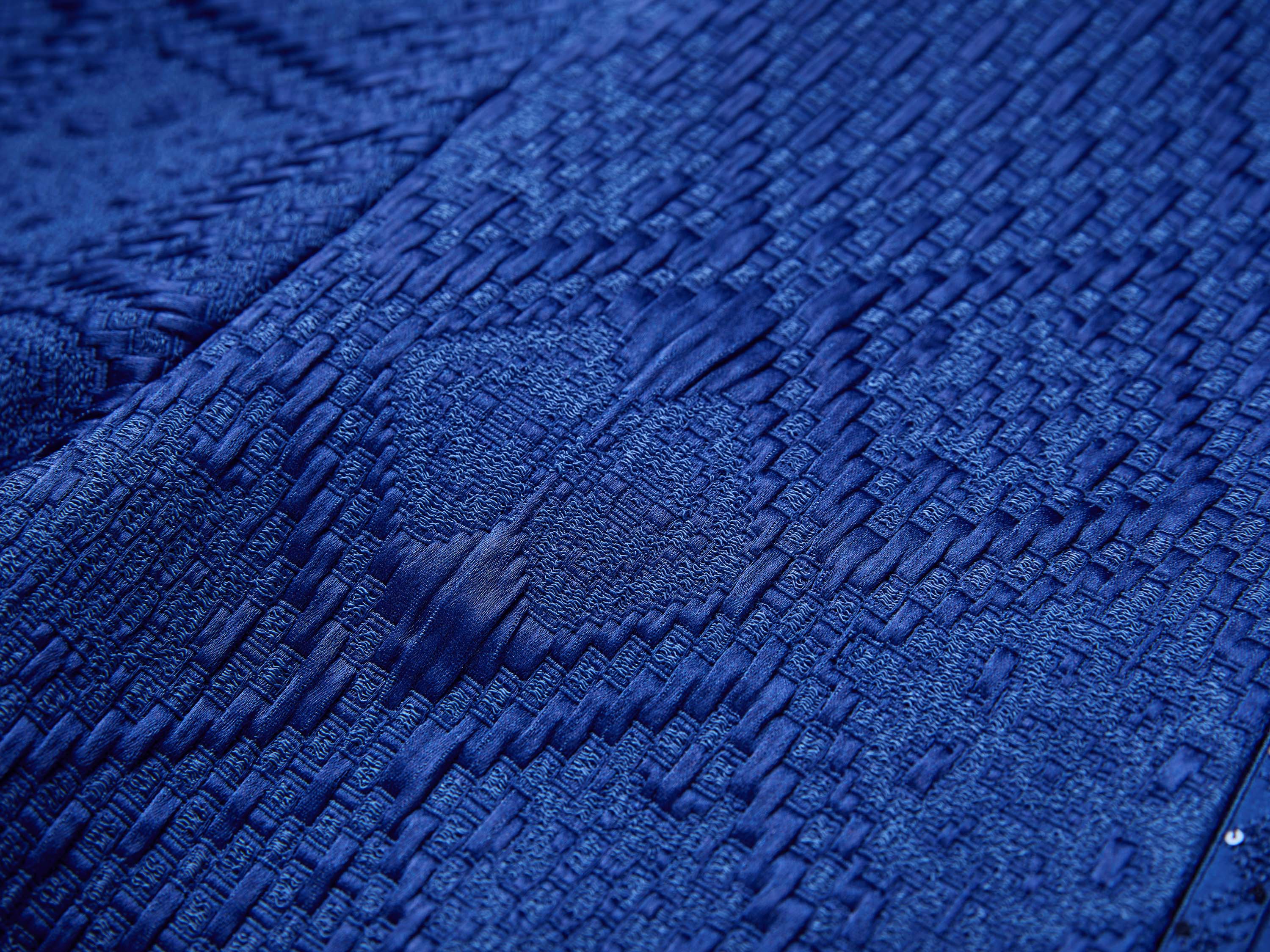 EP YAYING Blue Label Embroidered Oversized Jacket