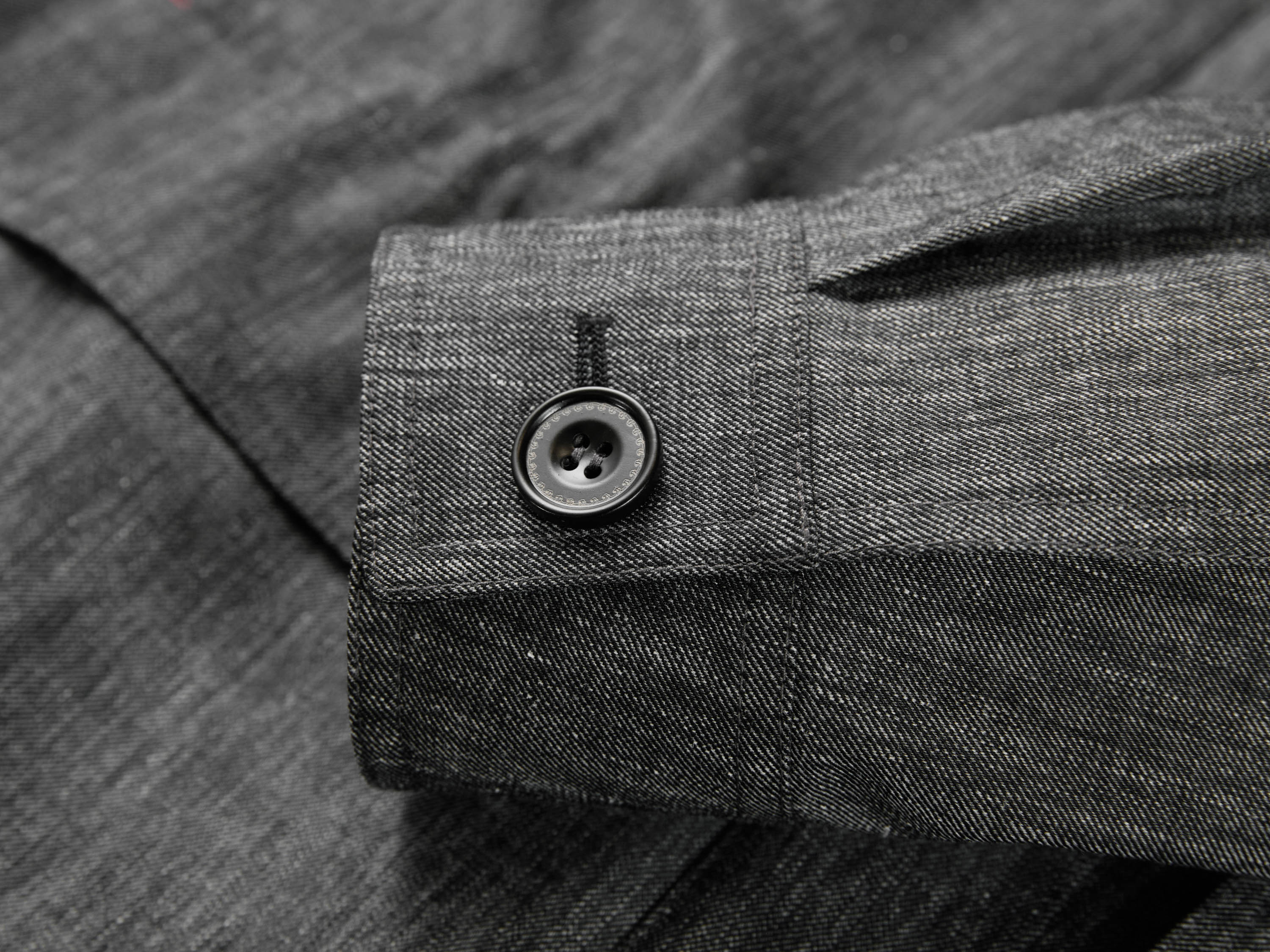 YAYING Linen Blend Plaid Waist-Cinched Trench Coat