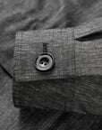 YAYING Linen Blend Plaid Waist-Cinched Trench Coat