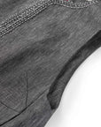 YAYING Linen Blend Short Round Neck Vest Jacket