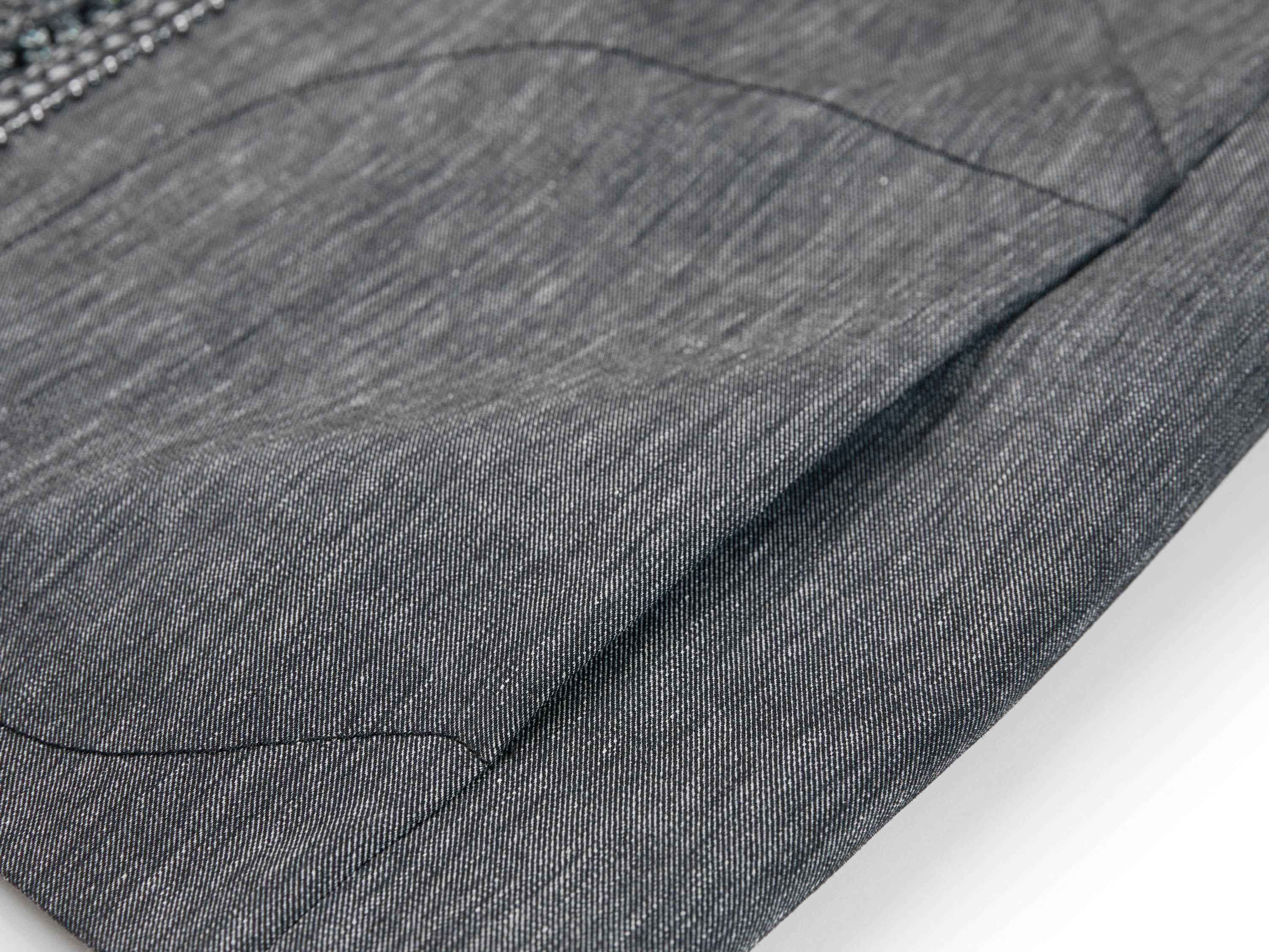 YAYING Linen Blend Short Round Neck Vest Jacket