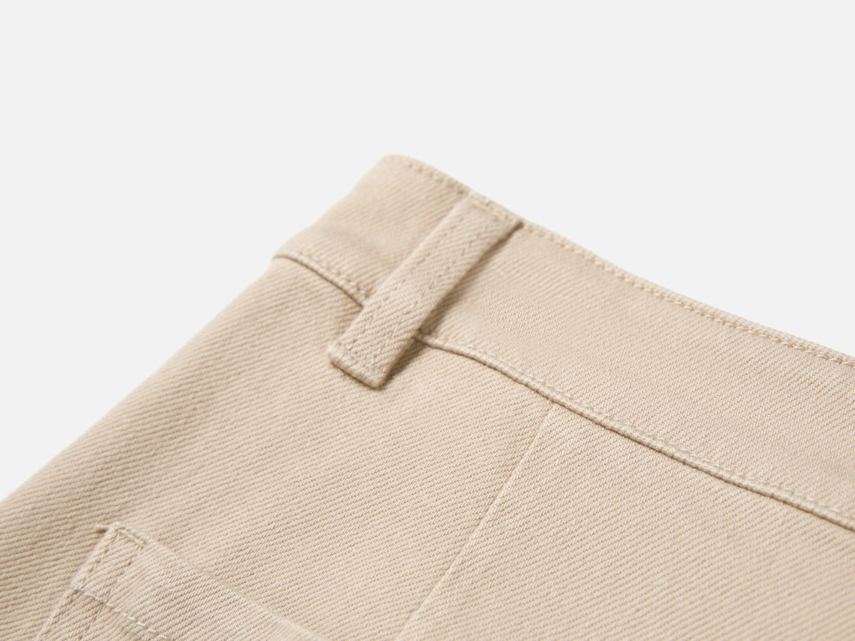 EP YAYING Long-Staple Cotton High-Waist Wide-Leg Jeans