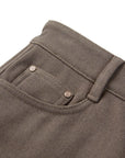 YAYING Wool Twill High-Waist Tapered Pants
