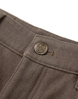 YAYING Wool Twill High-Waist Tapered Pants