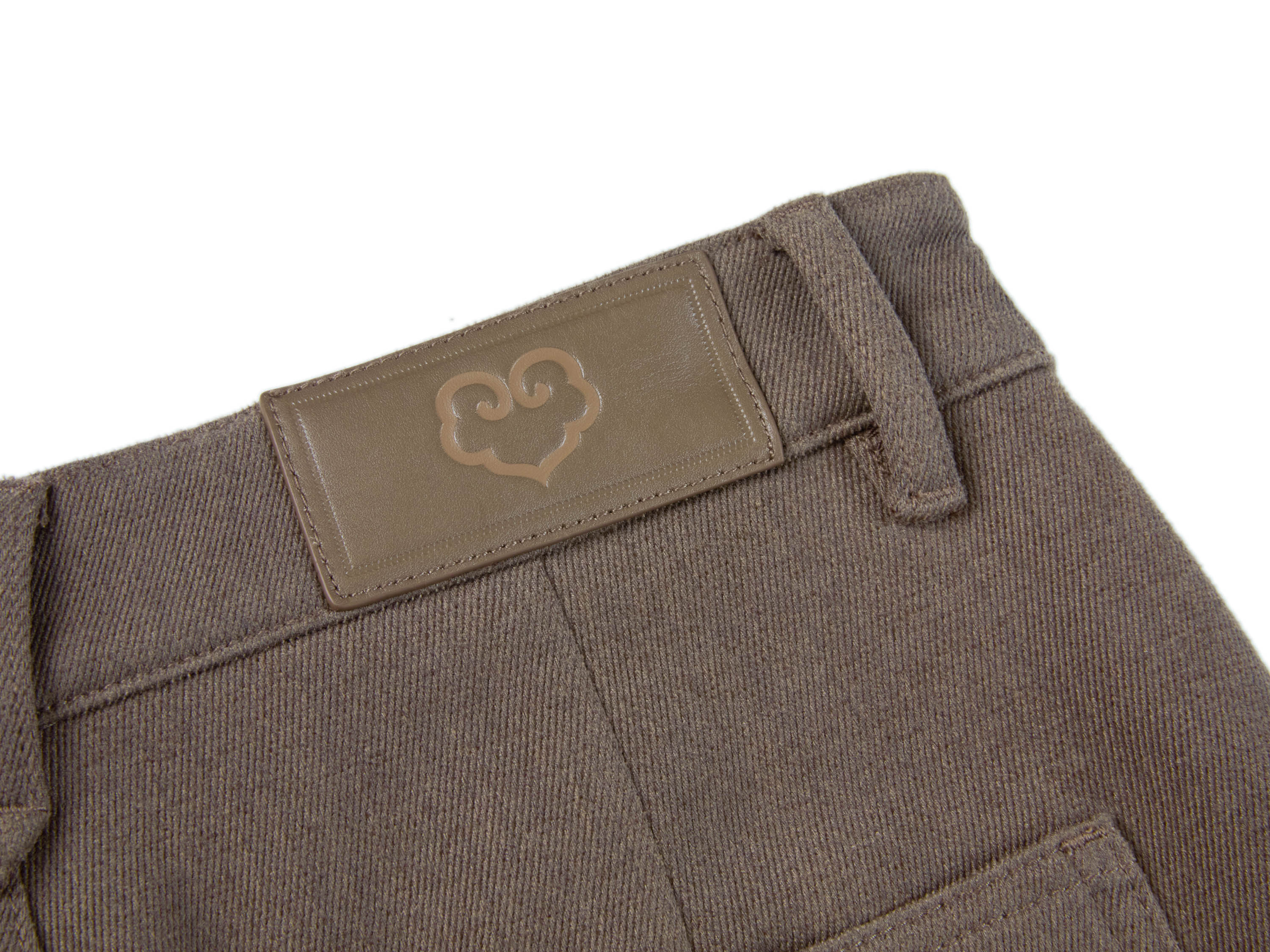 YAYING Wool Twill High-Waist Tapered Pants