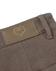 YAYING Wool Twill High-Waist Tapered Pants