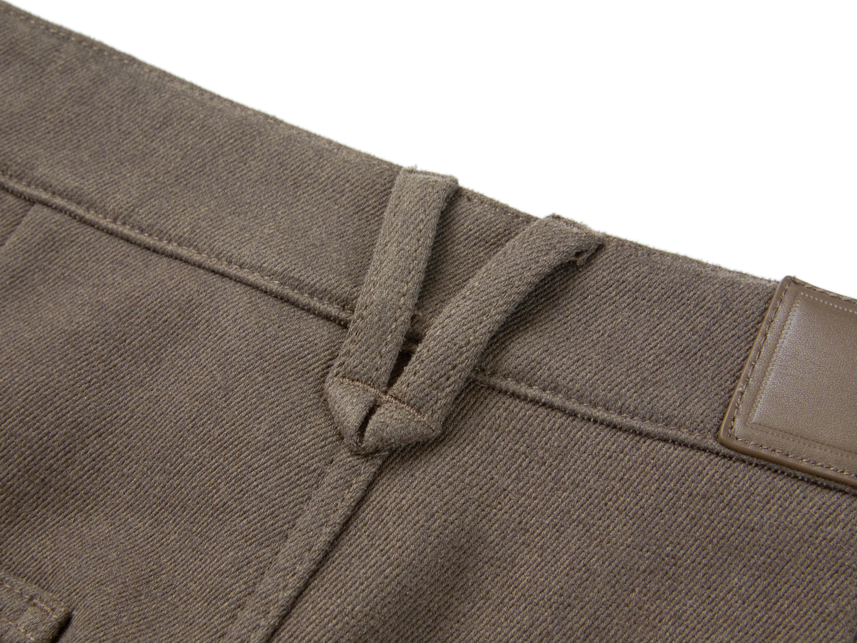 YAYING Wool Twill High-Waist Tapered Pants