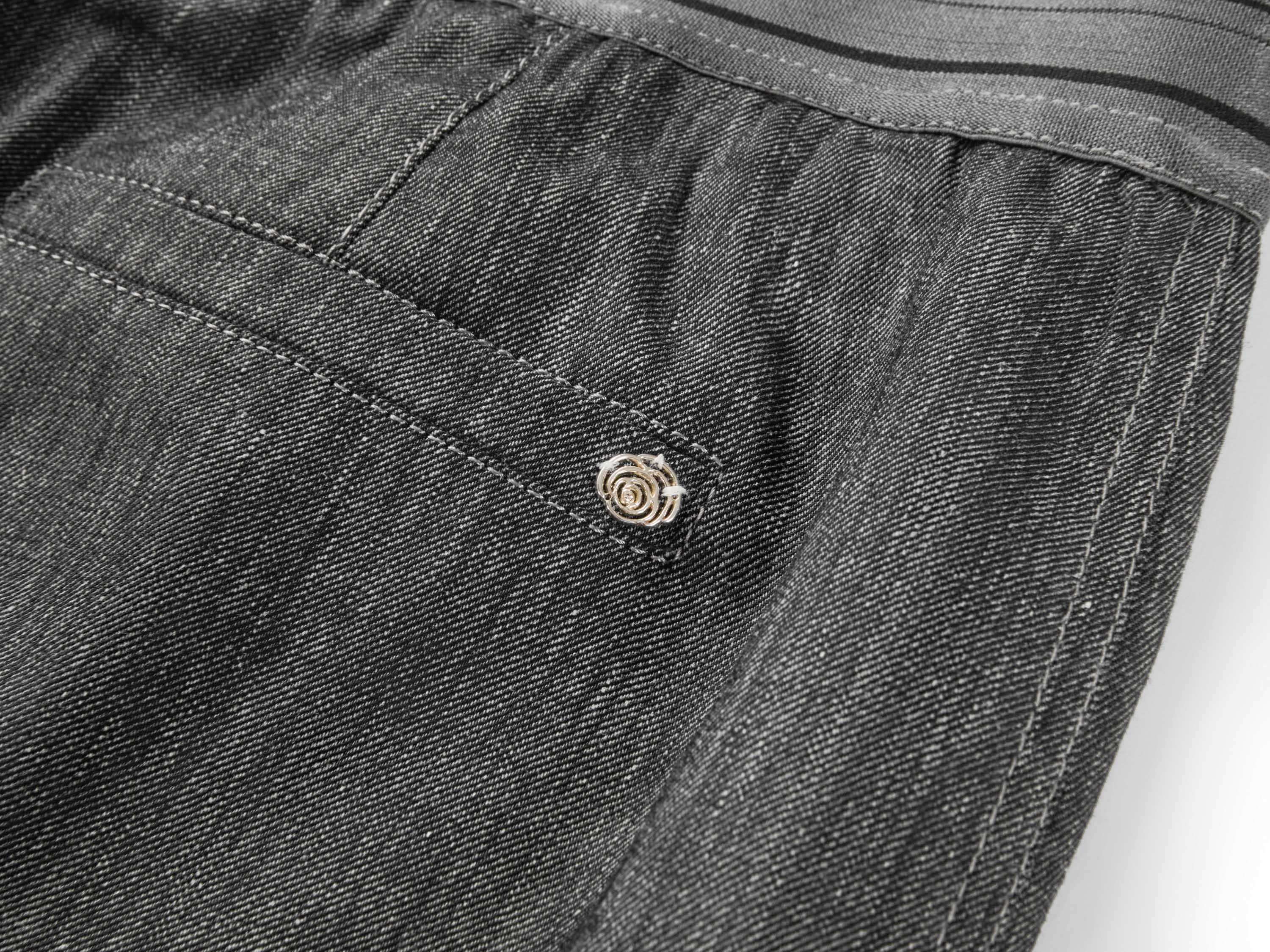 YAYING High Waist Linen Blend Straight-Leg Tailored Pants