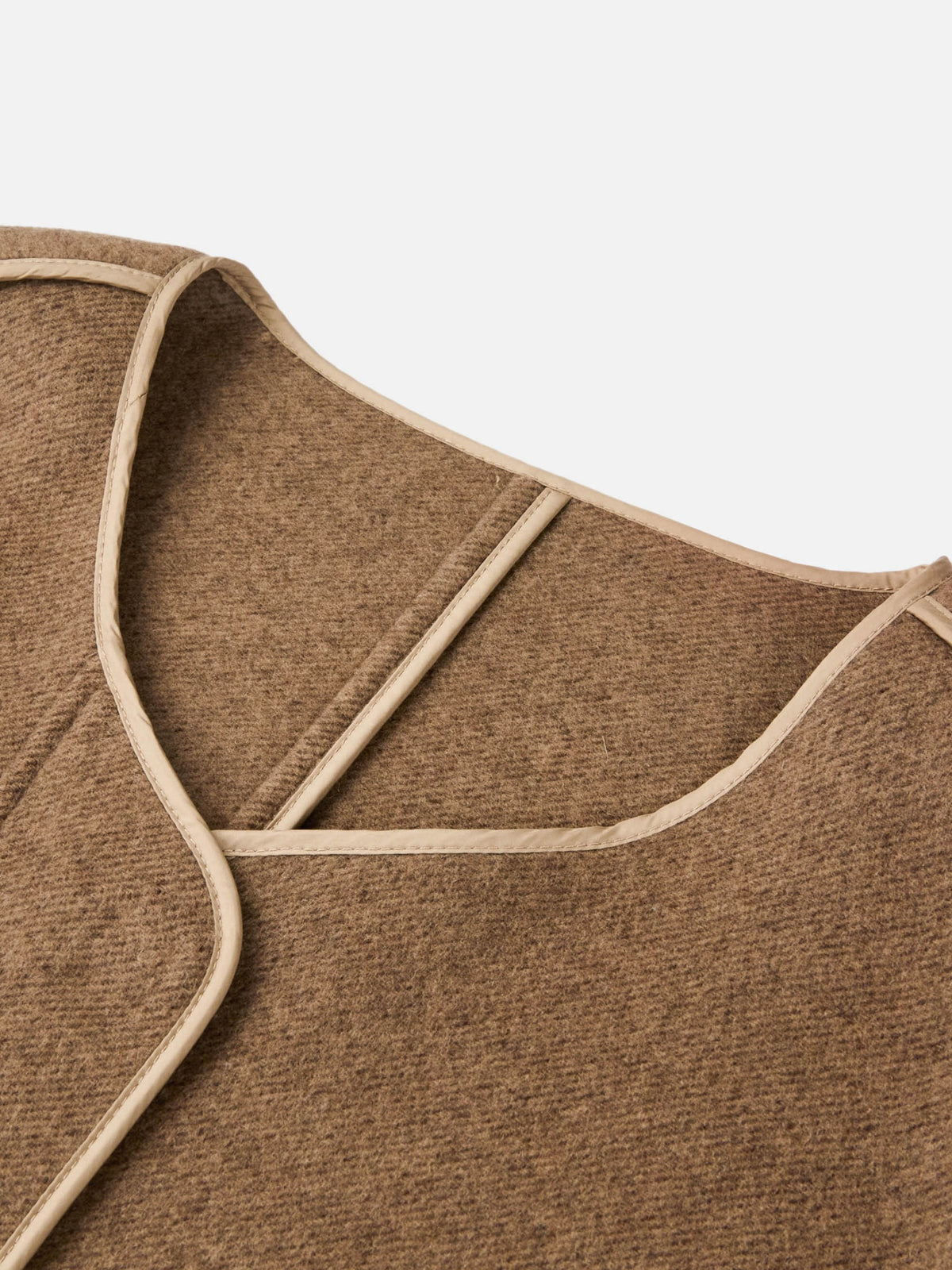 EP YAYING Wool Mid-Length Coat Jacket
