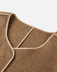 EP YAYING Wool Mid-Length Coat Jacket