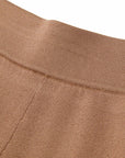 YAYING Minimalist Relaxed Straight-Leg Knit Pants
