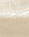 Serene Tone Quality Wardrobe Stretch Mulberry Satin Jacquard Mandarin Collar Silk Top
