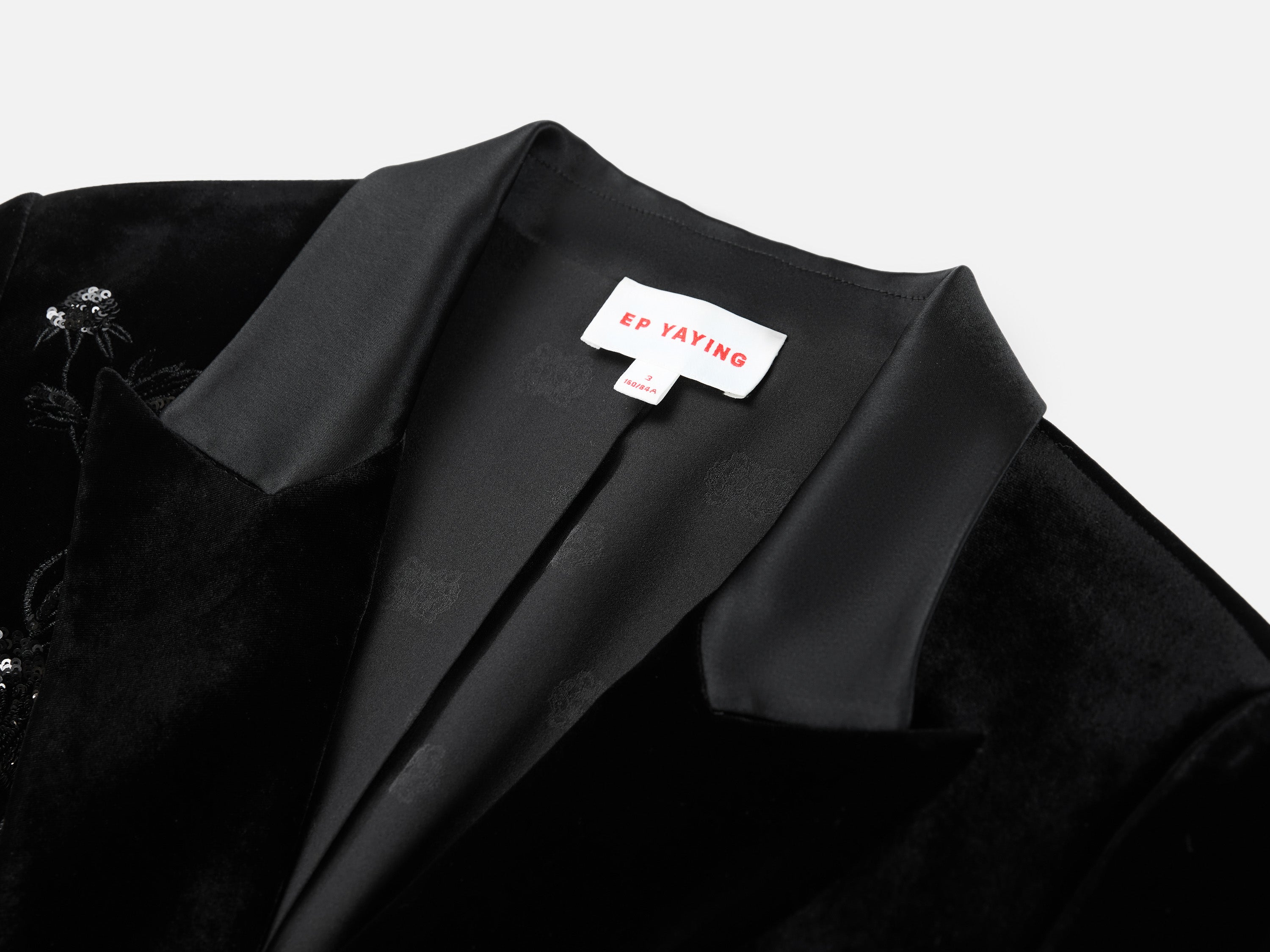 EP YAYING Black Structured Jacket