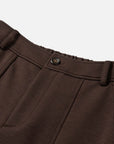 EP YAYING Lyocell-Wool High-Waist Slight-Flare Pants