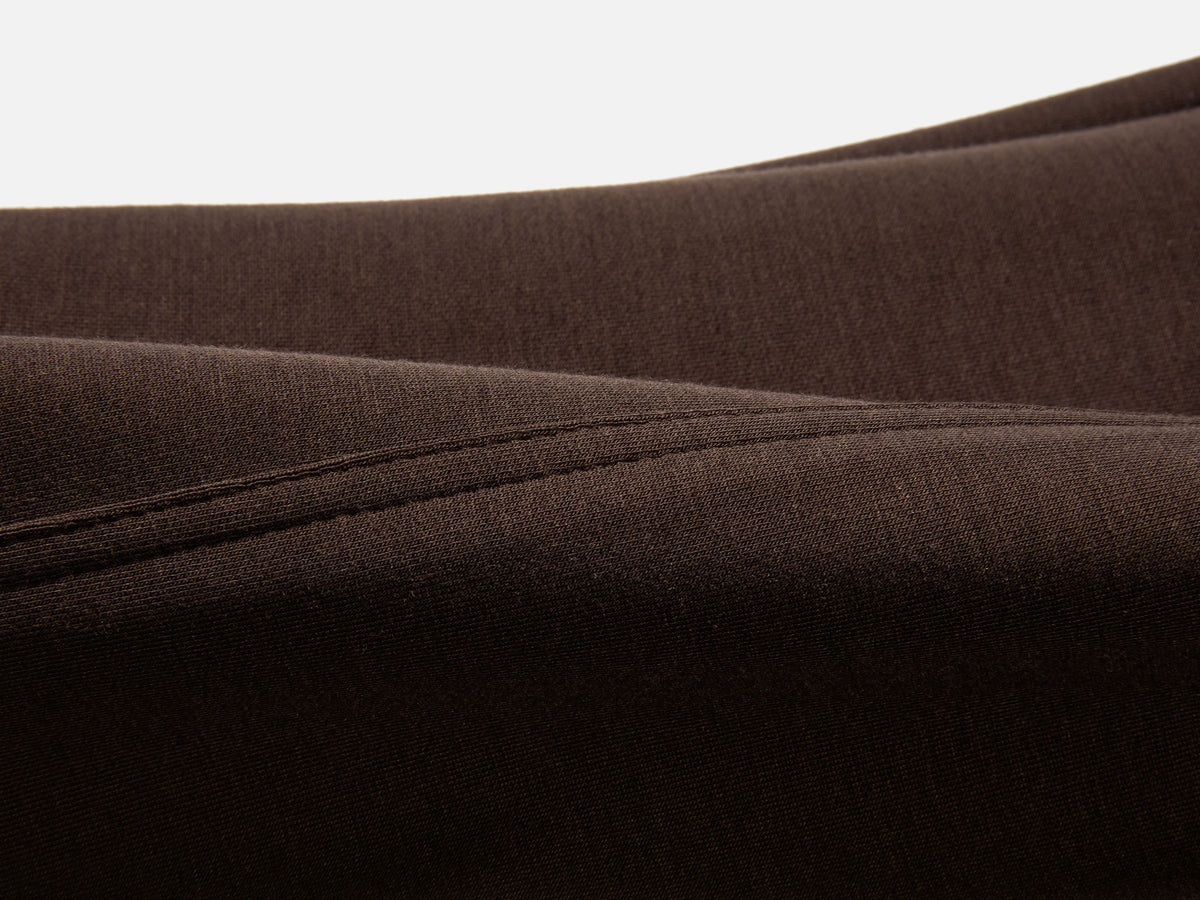 EP YAYING Lyocell-Wool High-Waist Slight-Flare Pants