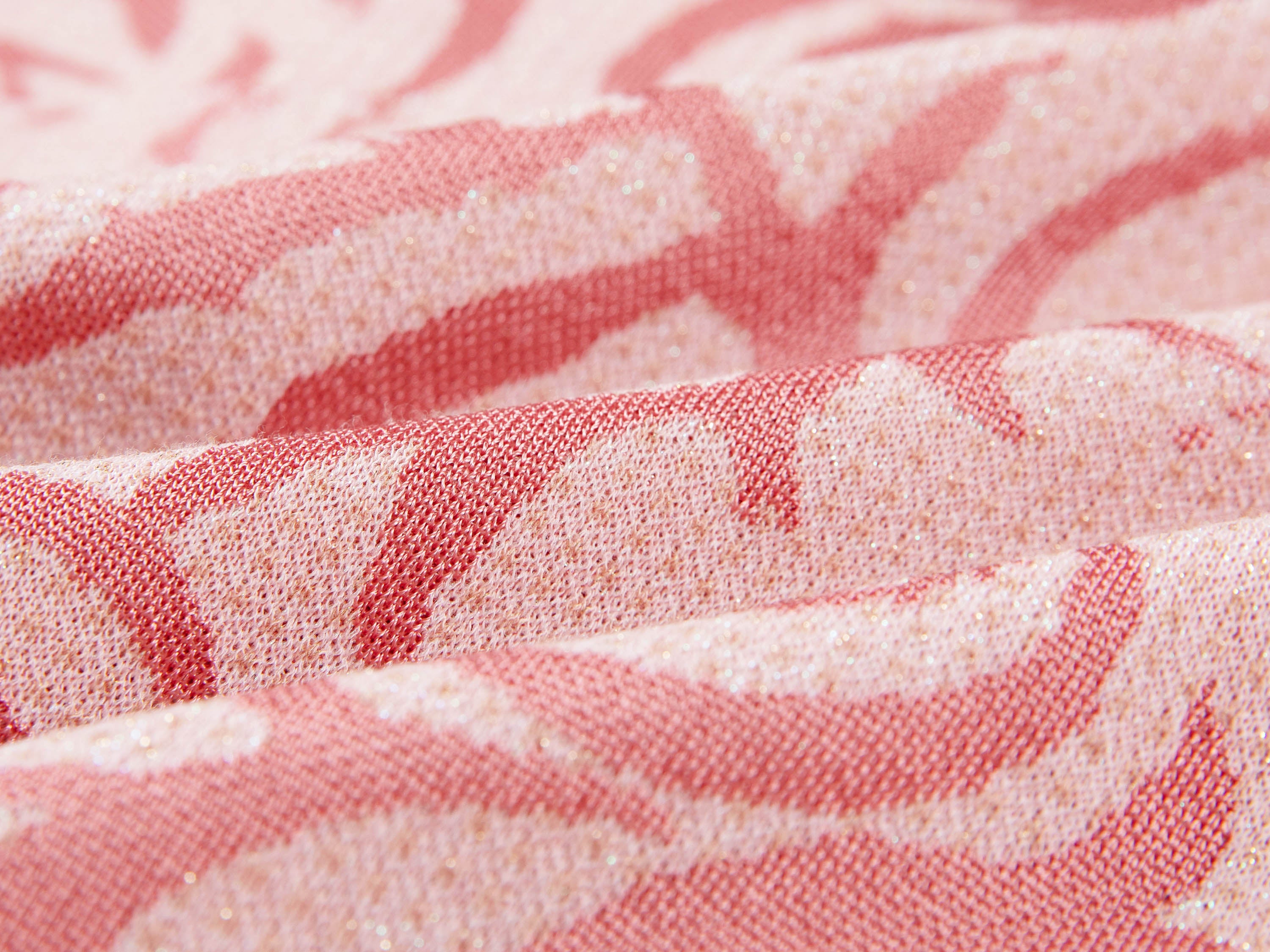 YAYING Pink Sheer Knit Cardigan