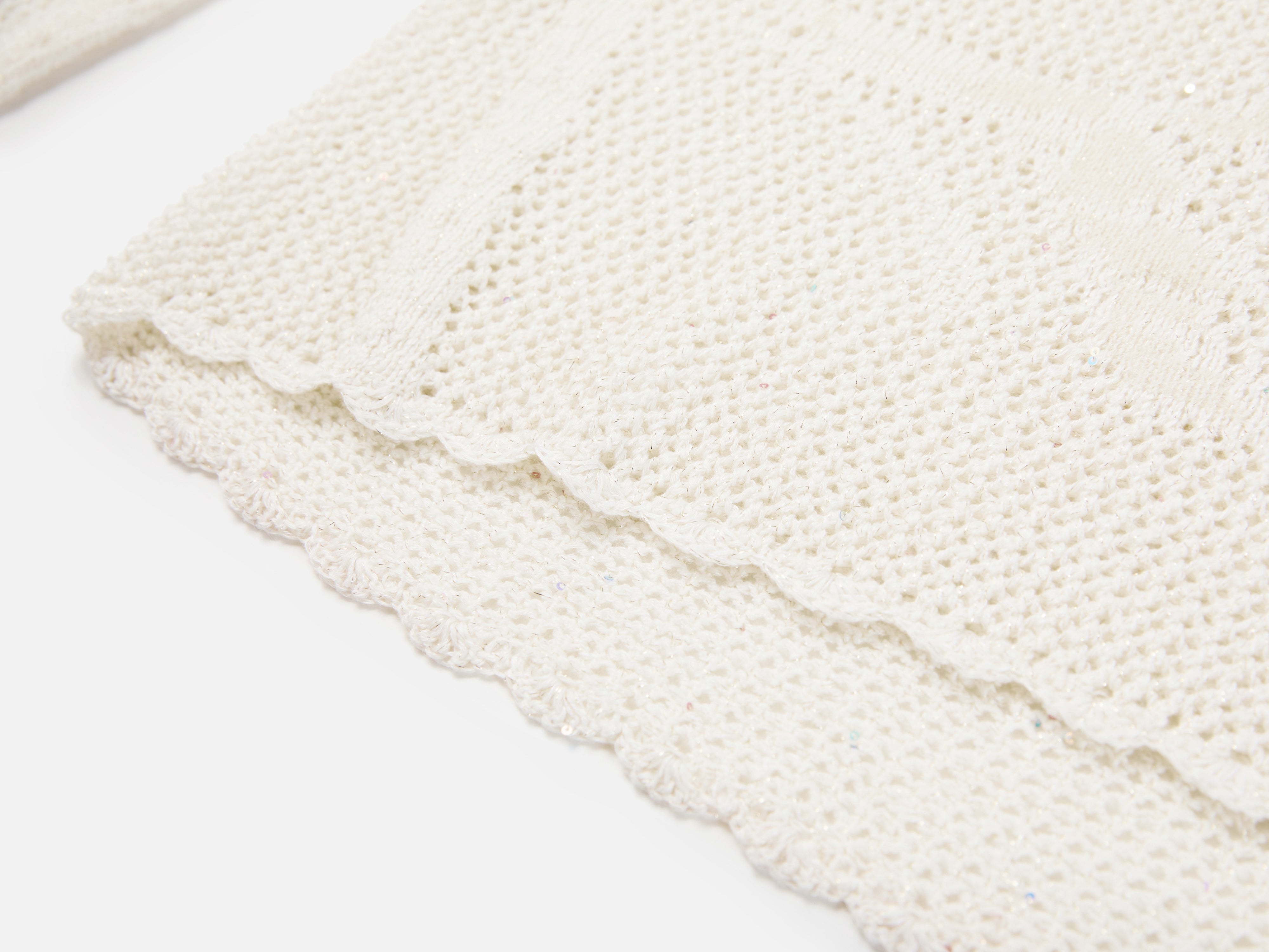 EP YAYING Drop-Shoulder Open-Knit Top