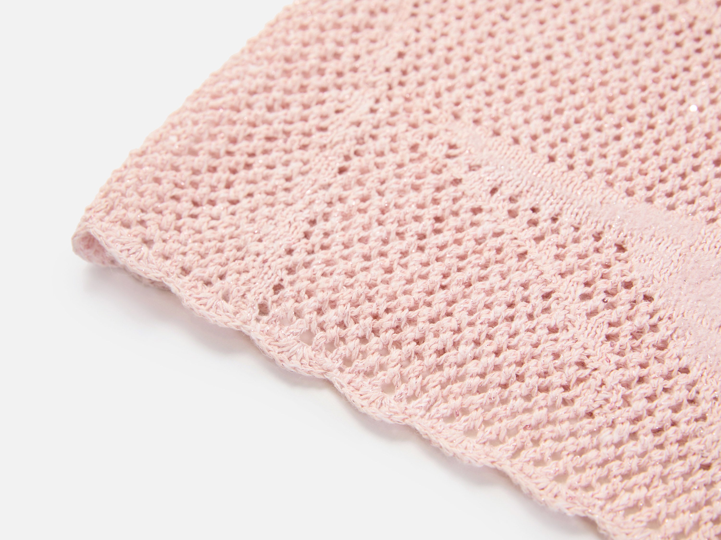 EP YAYING Drop-Shoulder Open-Knit Top