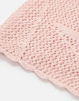 EP YAYING Drop-Shoulder Open-Knit Top