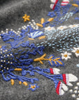 YAYING Wool Cashmere Embroidered V-Neck Vest