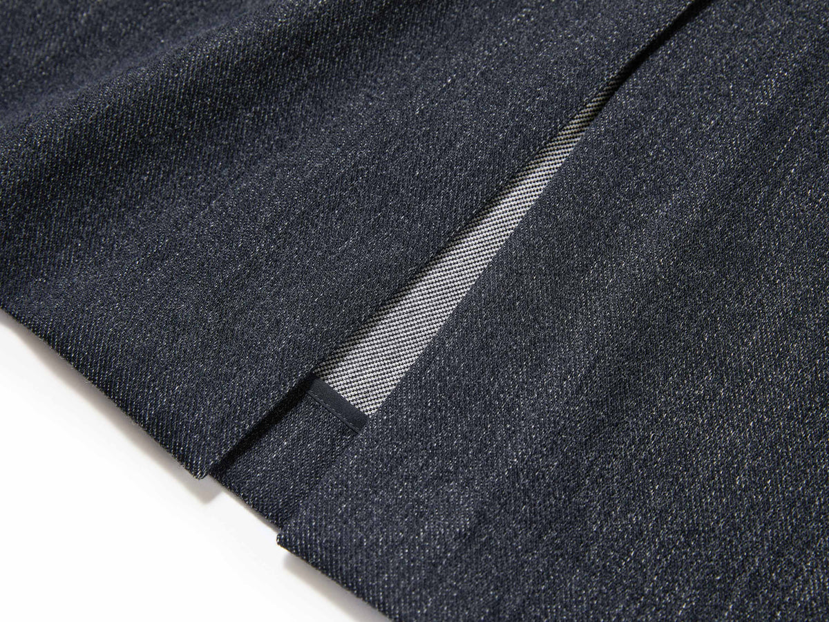YAYING Wool High-Waist Straight-Cut Mid-Length Skirt
