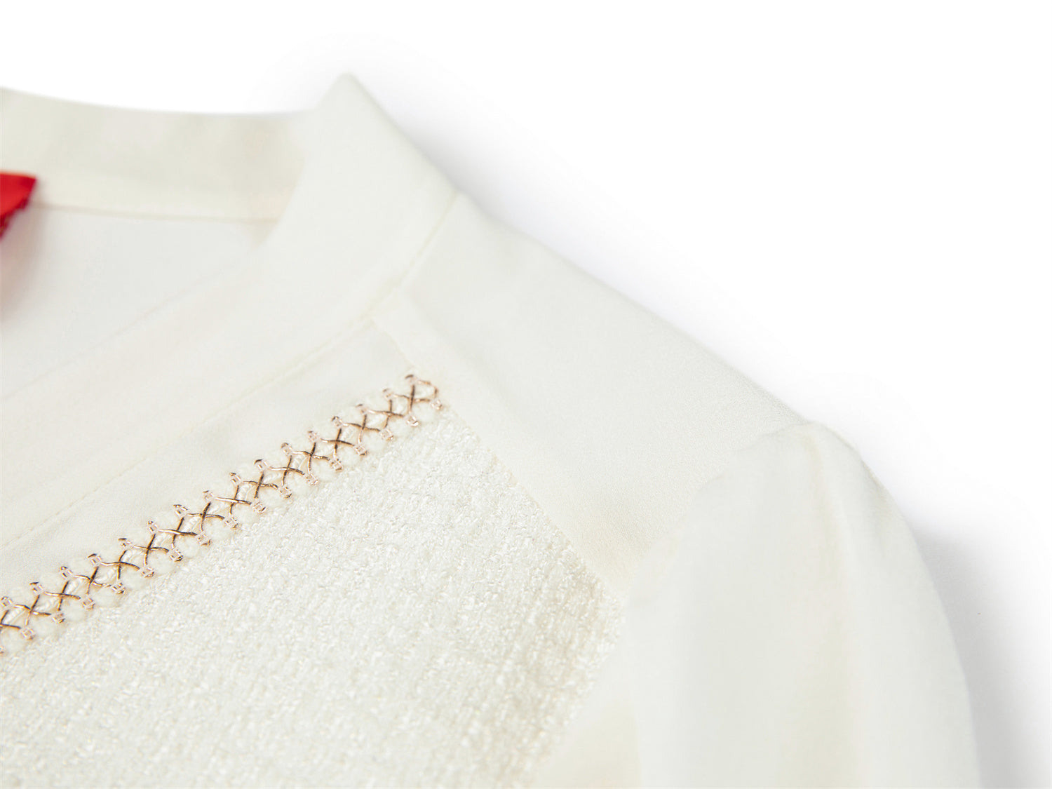 YAYING Chanel-Style V-Neck Shirt