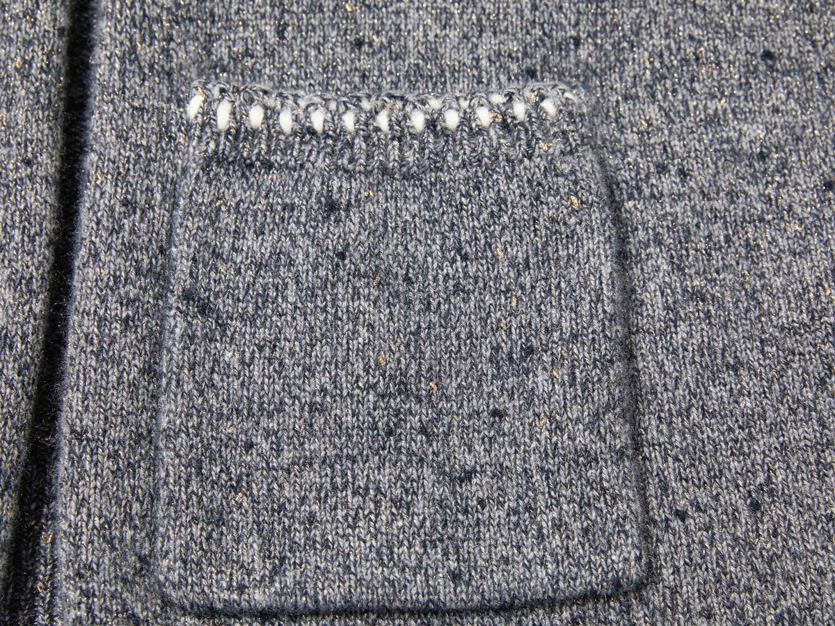 YAYING Golden Cashmere Sweater Cardigan
