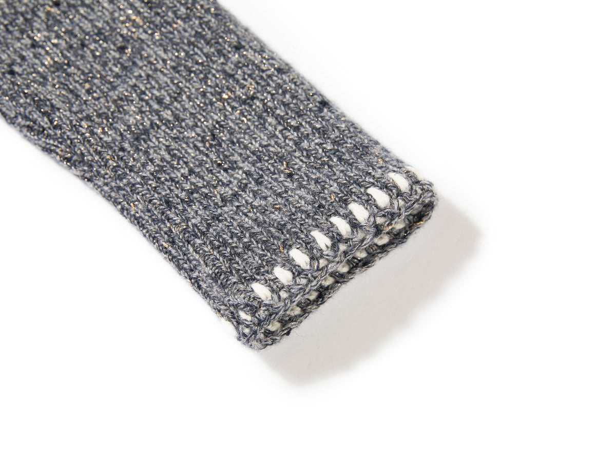 YAYING Golden Cashmere Sweater Cardigan