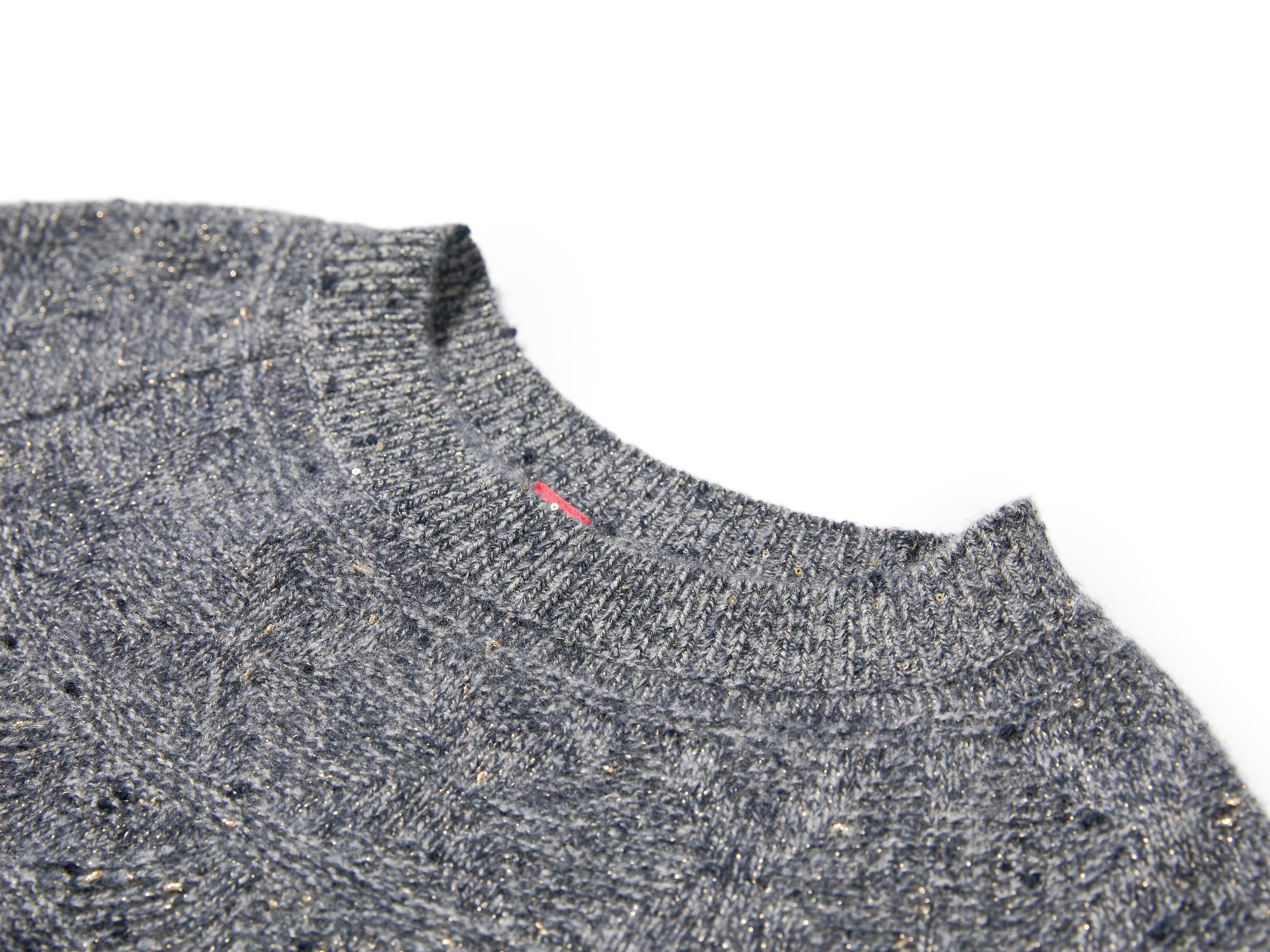 YAYING Cashmere Short-Sleeve Knit Top