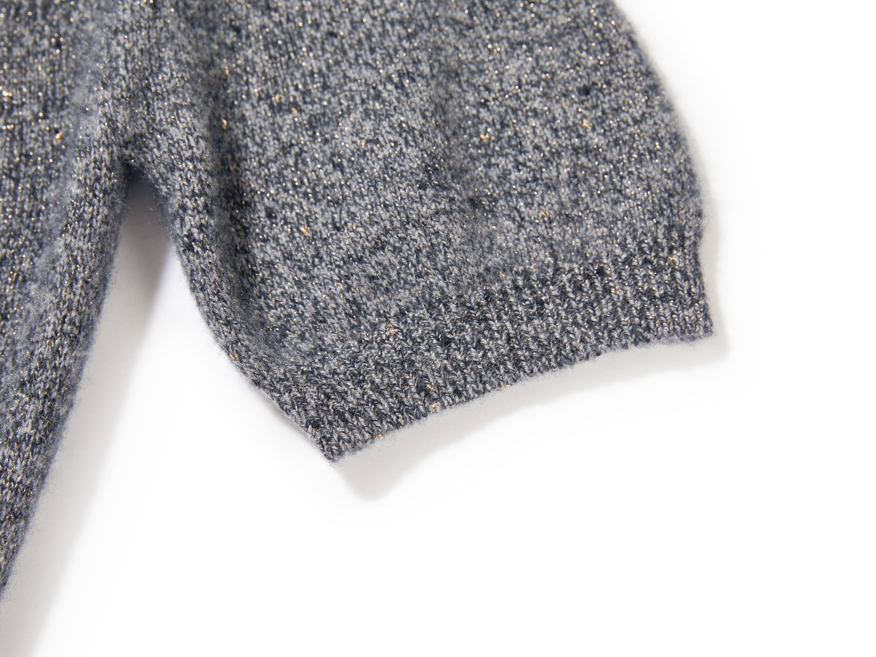 YAYING Cashmere Short-Sleeve Knit Top