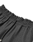 YAYING Wool Cashmere Drawstring A-Line Skirt