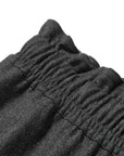 YAYING Wool Cashmere Drawstring A-Line Skirt
