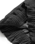 YAYING Wool Cashmere Drawstring A-Line Skirt