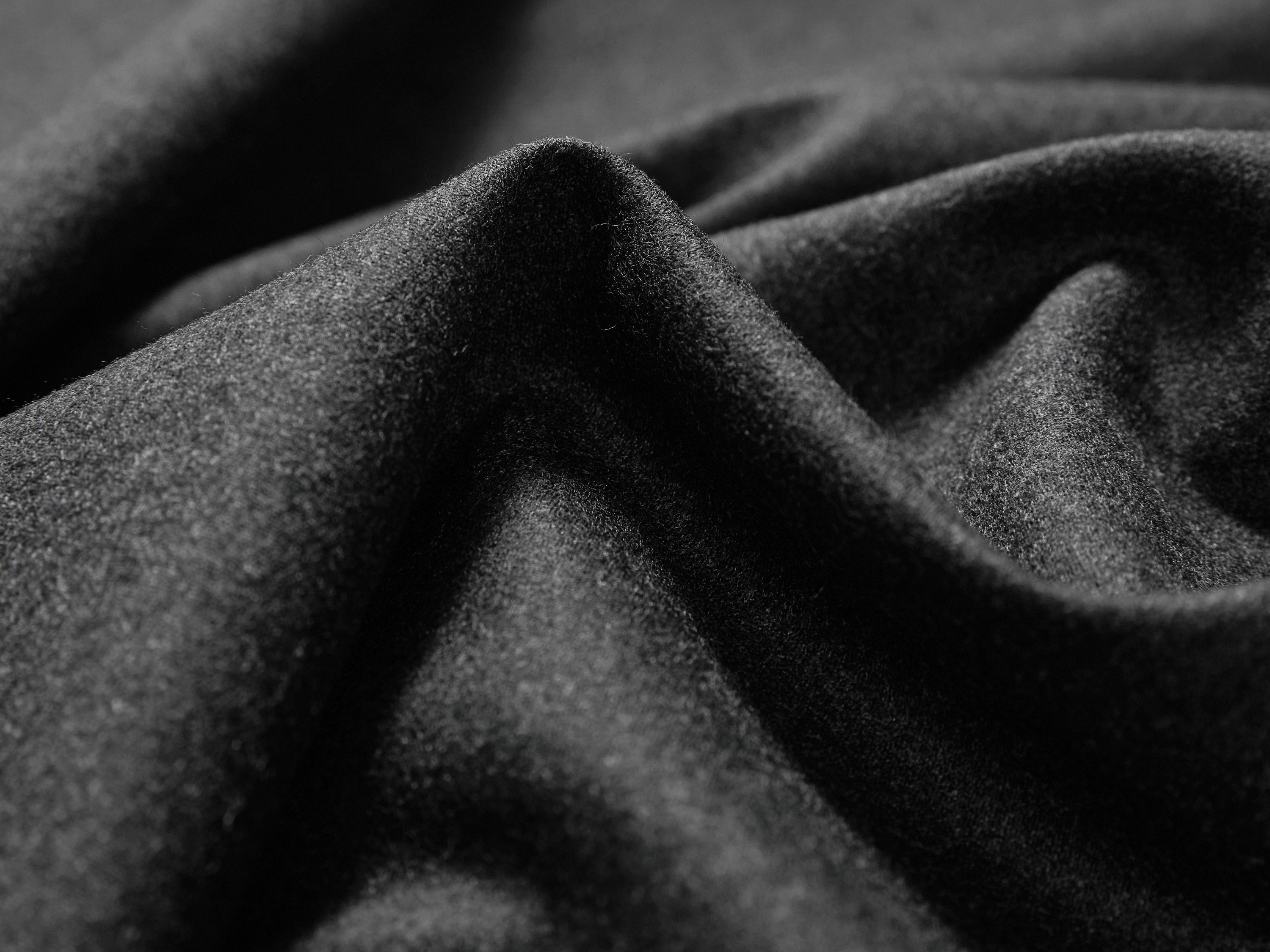 YAYING Wool Cashmere Drawstring A-Line Skirt