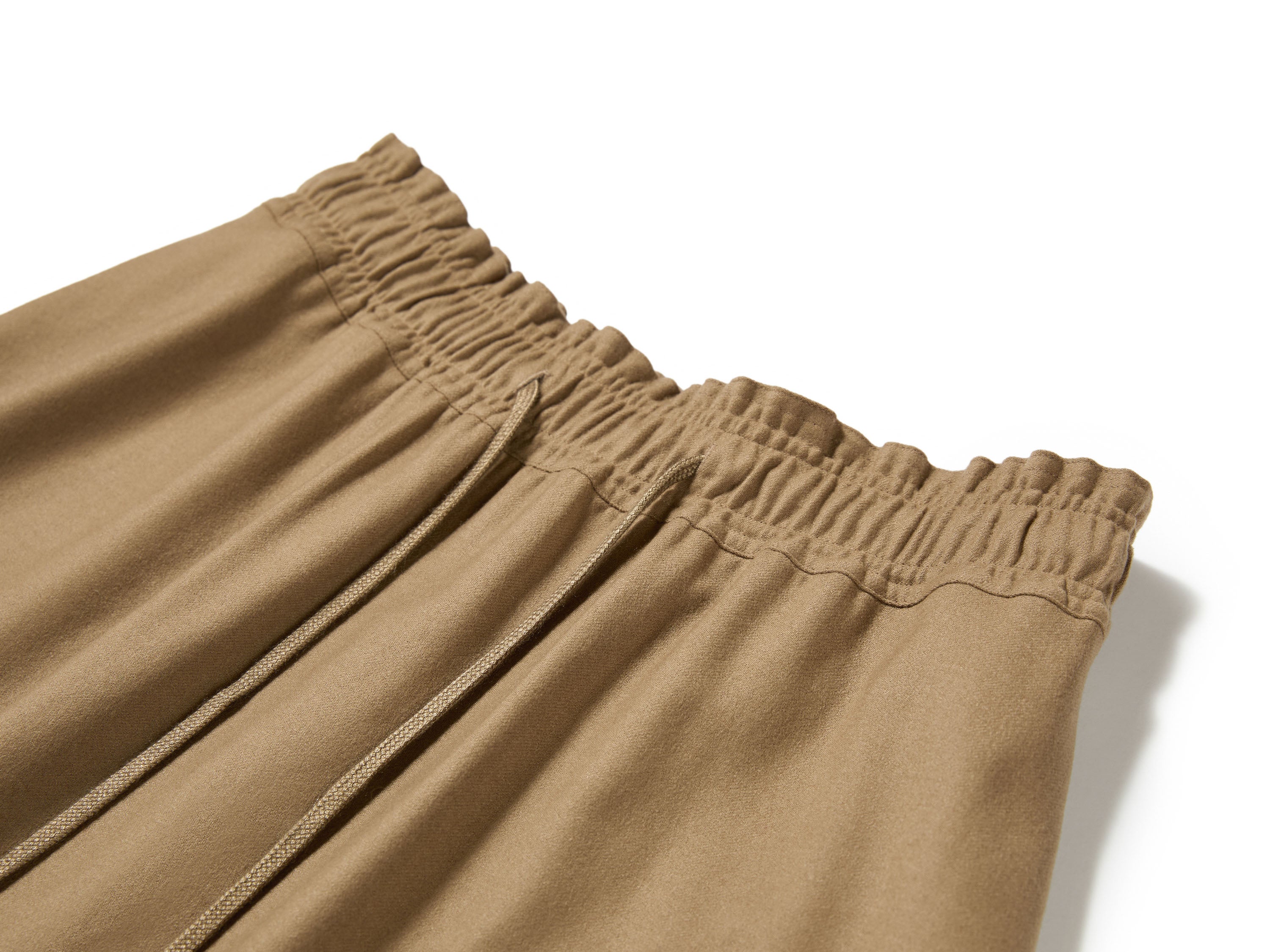YAYING Wool Cashmere Drawstring A-Line Skirt