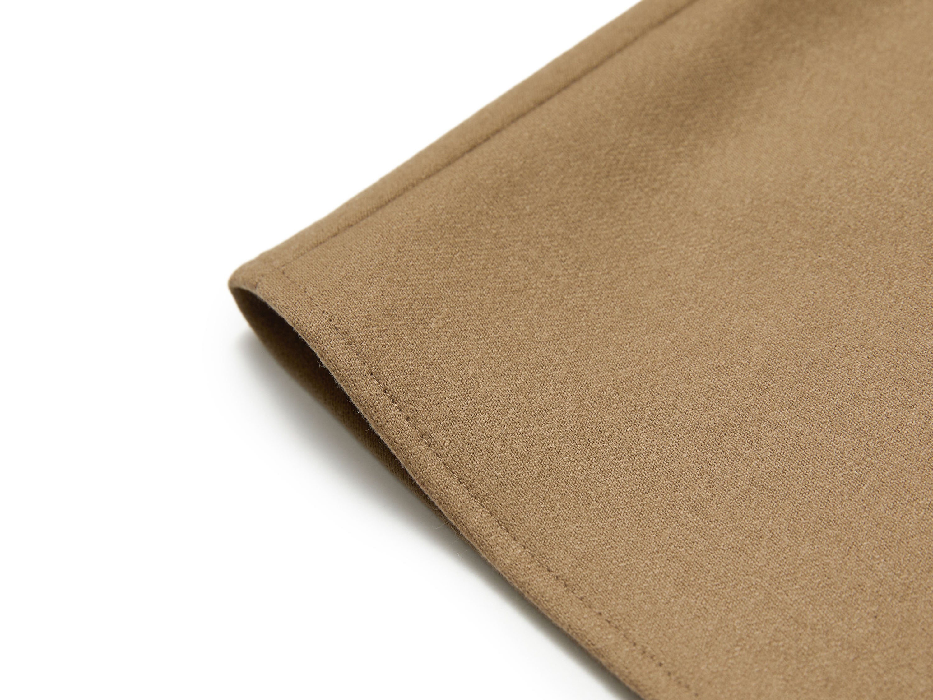 YAYING Wool Cashmere Drawstring A-Line Skirt