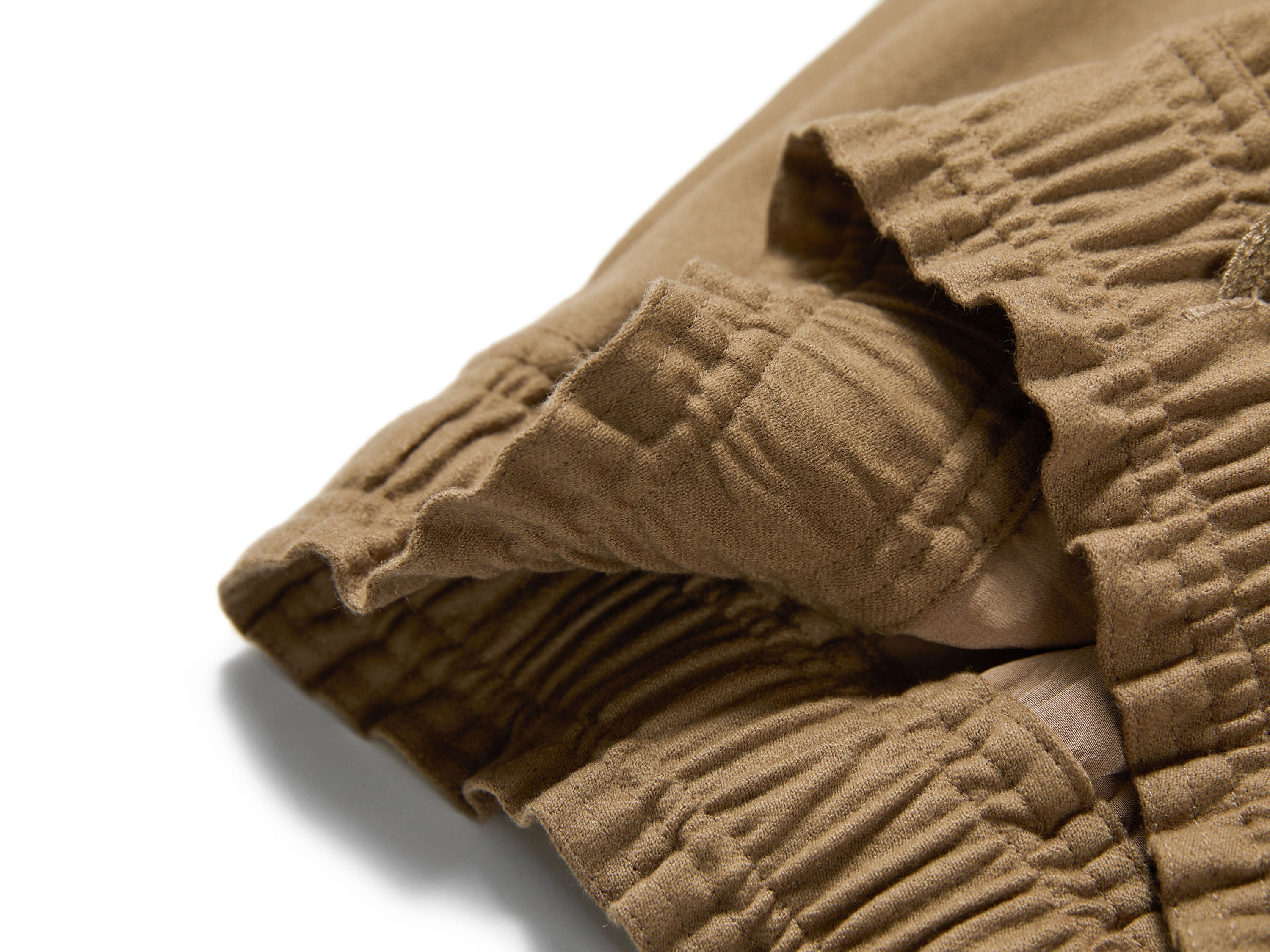 YAYING Wool Cashmere Drawstring A-Line Skirt