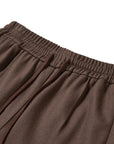 YAYING Wool Relaxed Elastic-Waist Straight-Leg Pants