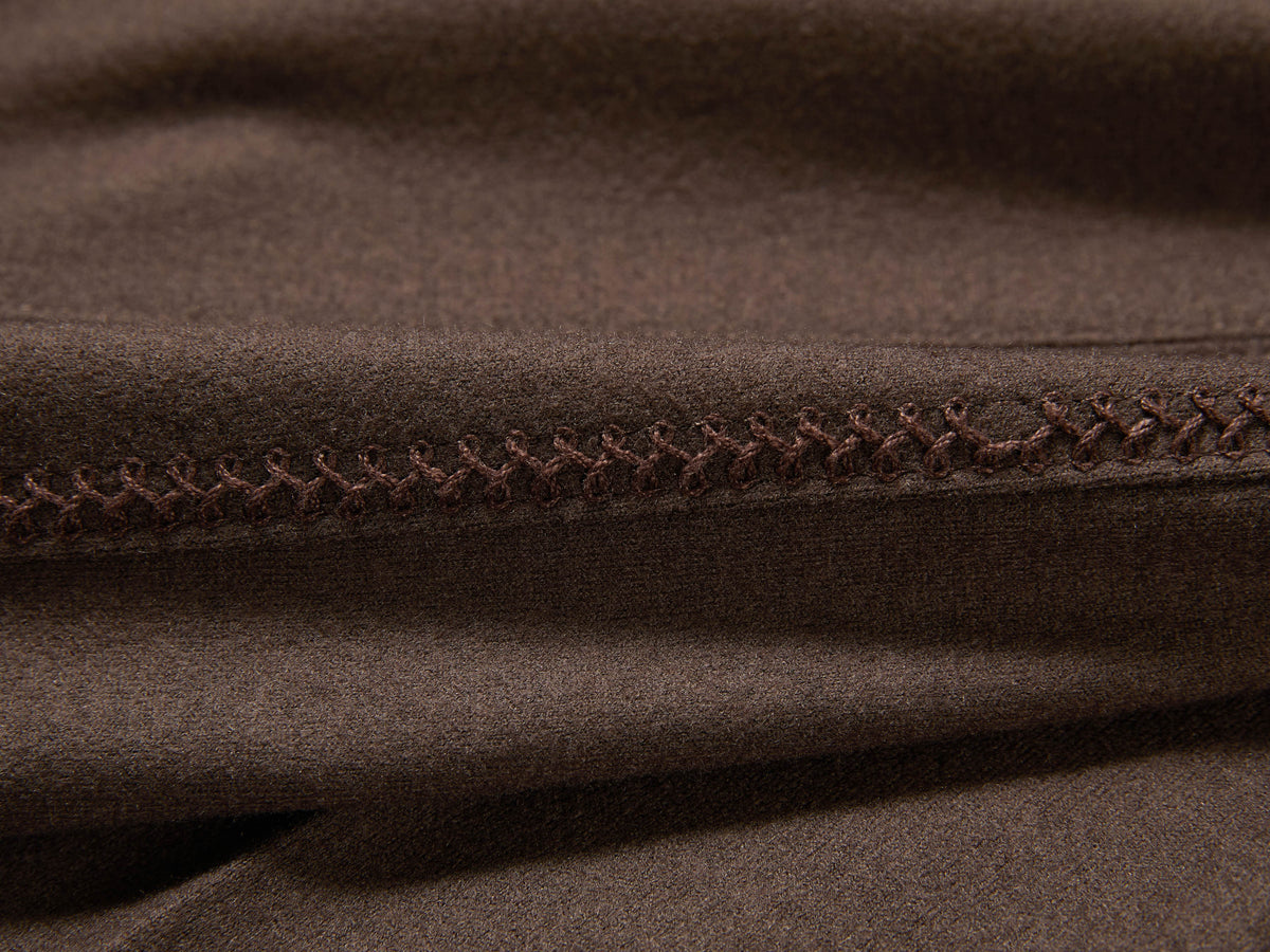 YAYING Wool Relaxed Elastic-Waist Straight-Leg Pants